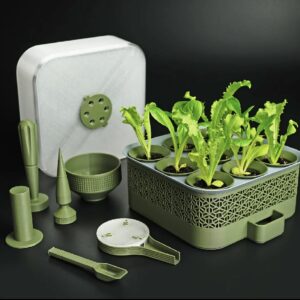 Self Watering seed starter with modular grow kit