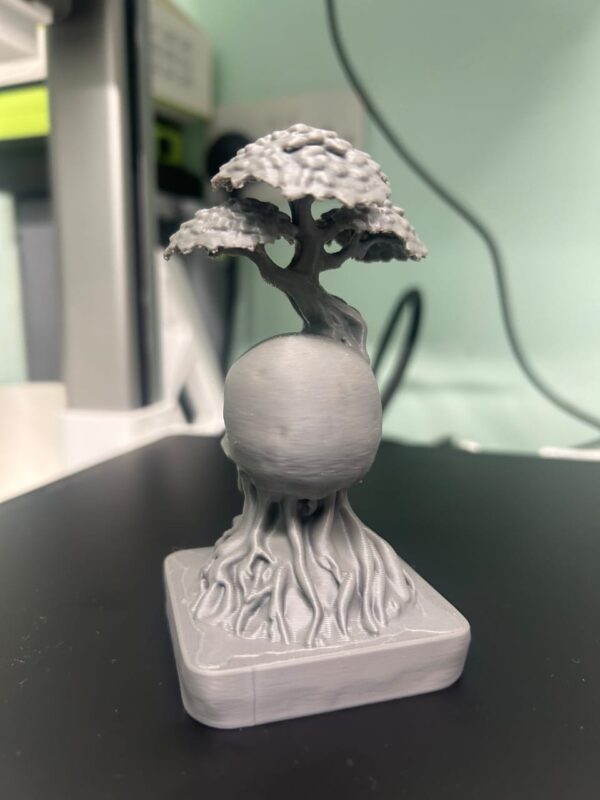 Tree of Life on Skull- Symbolic 3D Sculpture - Image 3